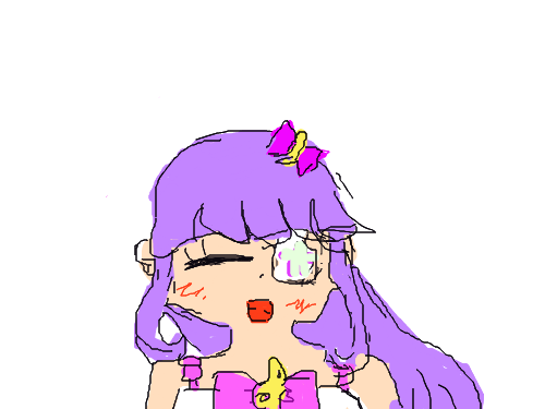 첫 작품 : 프리파라 라라랑 비슷하게 그림 스케치판 ,sketchpan