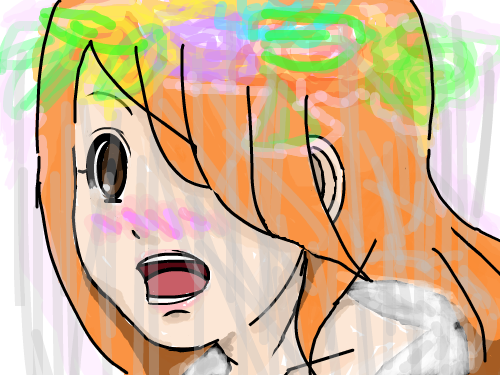 꽃과 비 그리고 그녀의 사랑 : 그냥 심심 풀이... 스케치판 ,sketchpan