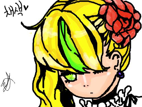 채색~ : 채색을 해봤어여. 허접하지만...ㅋㅋㅋ 스케치판 ,sketchpan