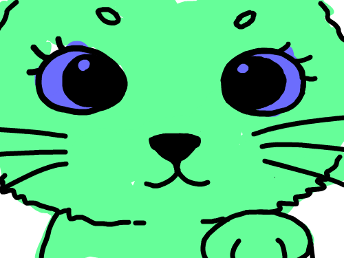 녹색고양이 : 녹색고양이 스케치판 ,sketchpan