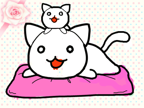 흰색고양이 : 흰색고양이 스케치판 ,sketchpan