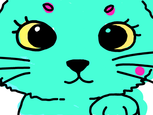 냐옹이 : 냐옹이... 스케치판 ,sketchpan