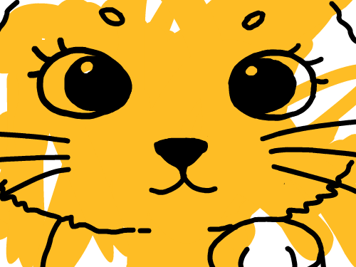 노랑고양이 : 노랑고야양이 스케치판 ,sketchpan