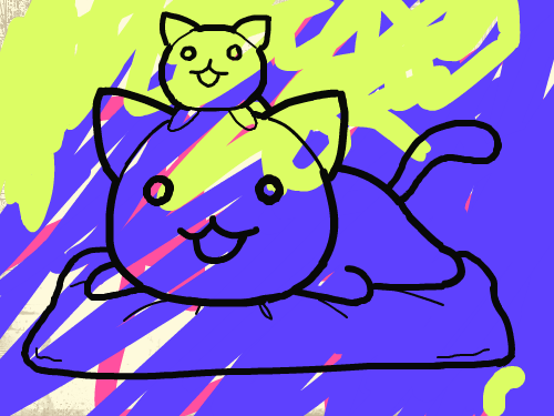 삼촌고양이 : 삼촌고양이 스케치판 ,sketchpan