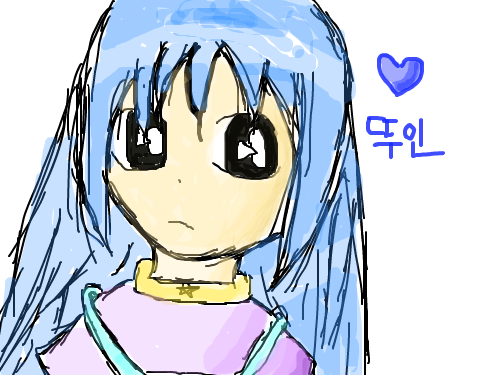 뚜인이 : 오옷~ 뚜인이라기는 너무 이뿐데? 스케치판 ,sketchpan