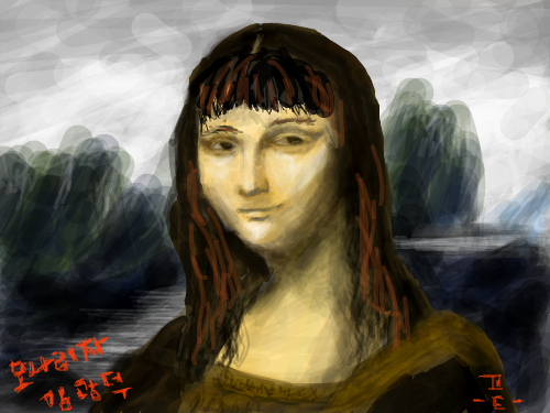 모, 모나리자..ㅇ<-< : ..................이게 스케치판 ,sketchpan