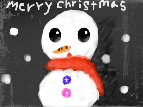 흰 눈사람 : 동답초등학교 3학년 3반 정은영  입니다 스케치판 ,sketchpan