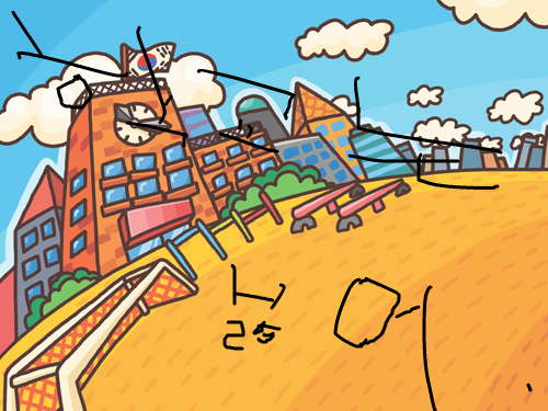 강혜인 바보 : 학교는 싫어 스케치판 ,sketchpan