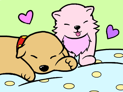 강아지 : 강아지 입니다 스케치판 ,sketchpan