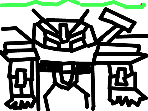 건담최강 하하하 : 난 건담 그리기최강 난슈퍼대마왕 스케치판 ,sketchpan