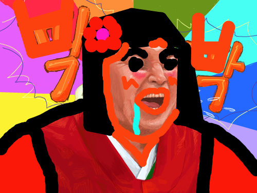 강호동 : 무릎팍도사 스케치판 ,sketchpan