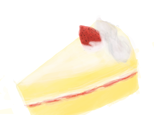 케이크 : 블루베리생크림 맛있으려나? 스케치판 ,sketchpan