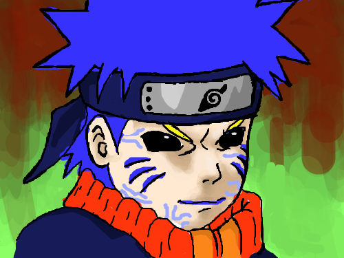 물고기 나루토 : 또 하나의 다른 나루토배안에 물고기가....... 스케치판 ,sketchpan