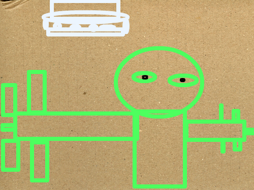 외계인 : 이상하다, 스케치판 ,sketchpan