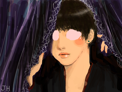 아................ 이거................뭔.........일... : 이거 눈 없는 사람이긴 한데.... 좀 이상해 스케치판 ,sketchpan