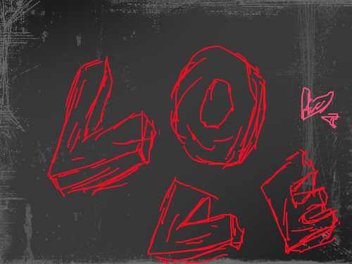 LOVE : LOVE를 그려본 것? 스케치판 ,sketchpan