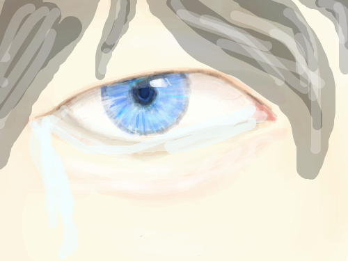 눈물 : ............. 스케치판 ,sketchpan