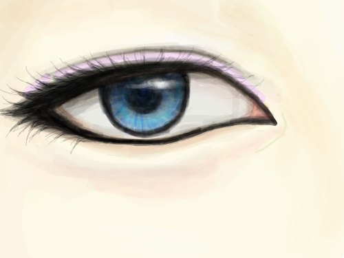 눈화장. : 눈화장. 스케치판 ,sketchpan