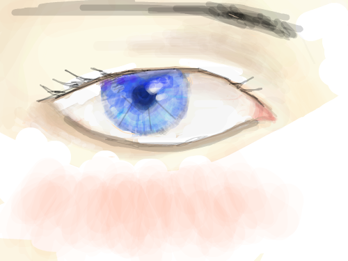 눈동자 ... : 눈동자 눈깜박 스케치판 ,sketchpan