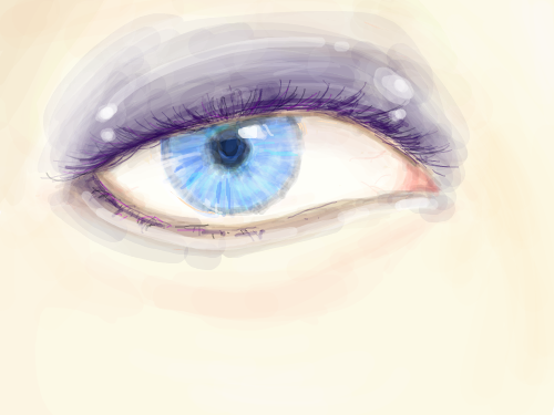 퍼플 : 퍼플퍼플.. 이쁜눈 망쳤네요 [..] 스케치판 ,sketchpan