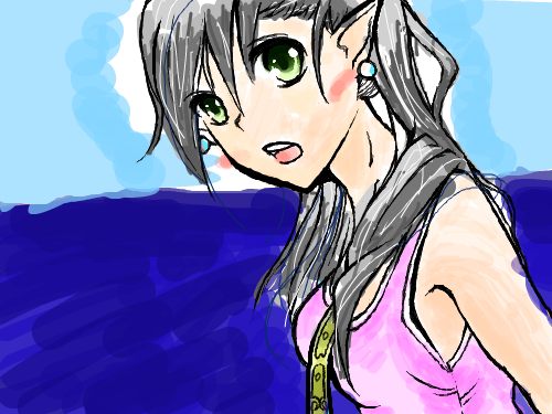 Just for fun : MoeGoon님이 그린 그림 멋대로 색칠해 버렸습니다;죄송합니다^^;; 스케치판 ,sketchpan