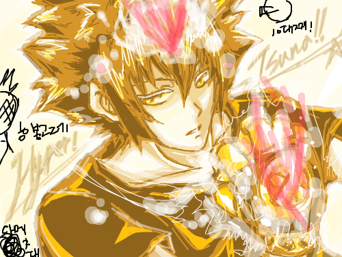 츠나 : 꺜 < 츠나다 츠나다 츠나다! 스케치판 ,sketchpan