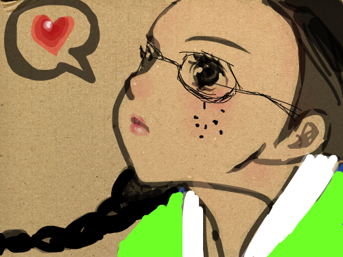 오늘날 : 오늘날의 한복입은 아이 스케치판 ,sketchpan