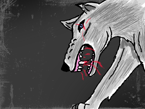 wolf draw of awsomeness and coolness yay : yay ya yay yay yay yay 스케치판 ,sketchpan