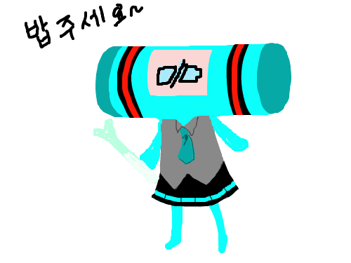 배터리다됨 : 밥주세요~ 스케치판 ,sketchpan