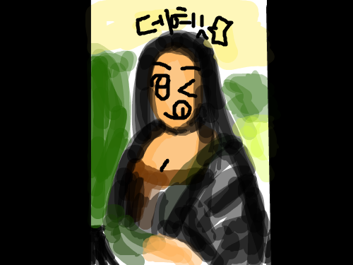 데헷 : 데헷 모나리자 스케치판 ,sketchpan