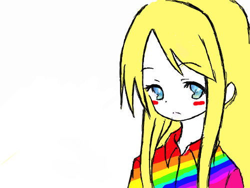 ♡무지개 : 꺄 무지개옷>_ 스케치판 ,sketchpan