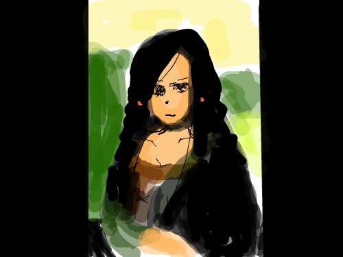 모나리자 : 세련된모나리자ㅋ.ㅋ 스케치판 ,sketchpan