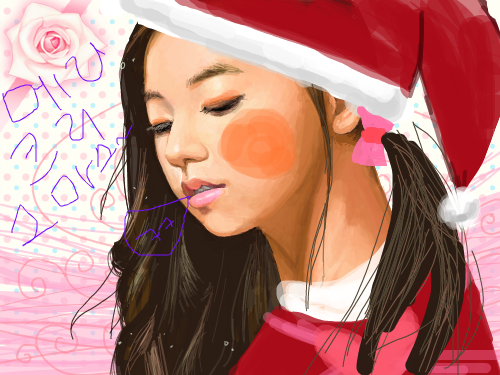 크리스마스 소희 : ~~~~~~~ 스케치판 ,sketchpan