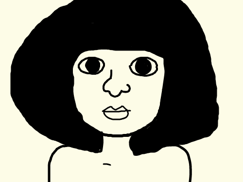 일단은 머리만 완성! : 아직 미완성! 스케치판 ,sketchpan