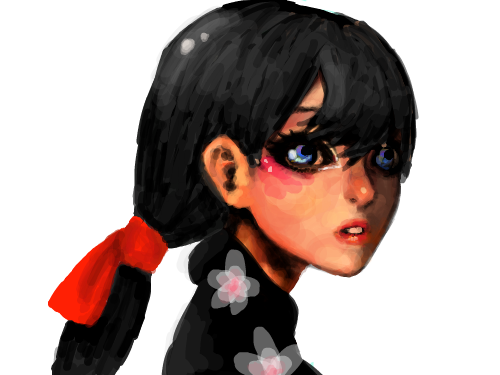 ㅜ^ㅜ... : 나름 동양적인분위기로 가고싶었는데 망햇군녕...ㅜ^ㅜ 죄성해요! 스케치판 ,sketchpan