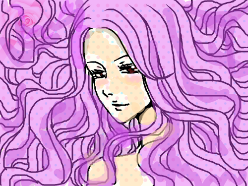 미소녀 : 그린건 미소녀내가 칠한건 미소녀가아닌듯;; 스케치판 ,sketchpan