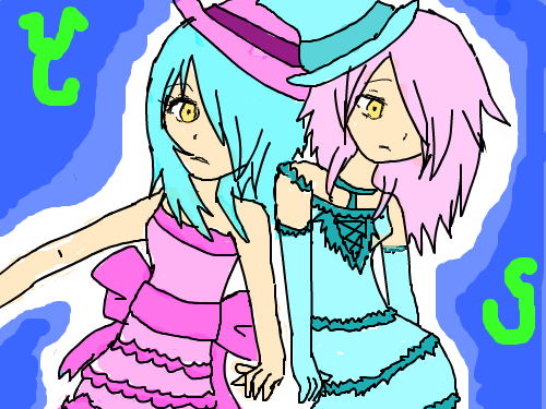 자매 : 색칠하기 우힛 스케치판 ,sketchpan