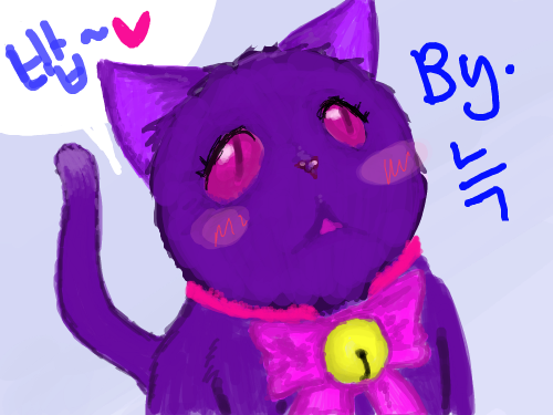 밥달라는 고양이 : 밥달라고 하는건가.. 스케치판 ,sketchpan