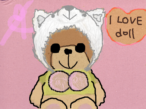 i love doll : 한국인입니다. 스케치판 ,sketchpan
