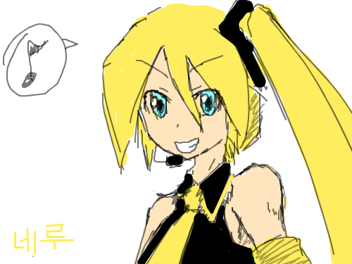 네루 : 색칠하기 꽤 힘드네요;;ㅎㅎ 스케치판 ,sketchpan