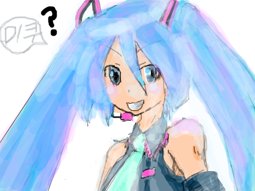 미쿠 : ㅈㅅㄷㄷㄷㄷㄷㄷㄷ 스케치판 ,sketchpan