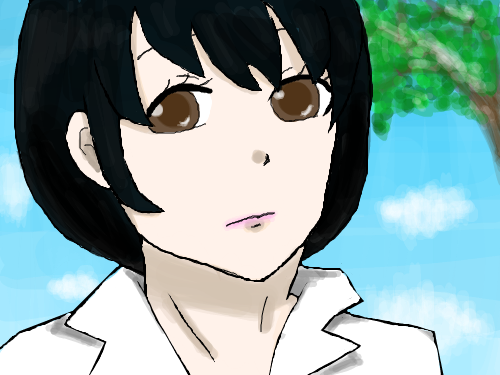 [이어그리기]채색 : 채색... 심심해서... 스케치판 ,sketchpan