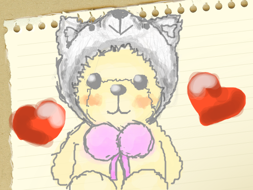 하얀곰돌이~~ : 이어그리기에요..... 스케치판 ,sketchpan