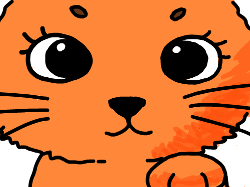 고양이 : 고양이 얼굴을 더 예쁘고 귀엽게 해 보아요~! 스케치판 ,sketchpan