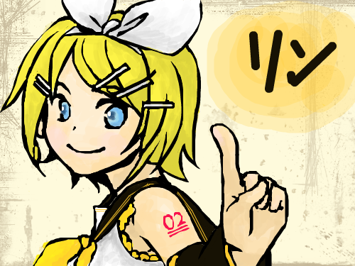 카가미네 린 : ..... 스케치판 ,sketchpan