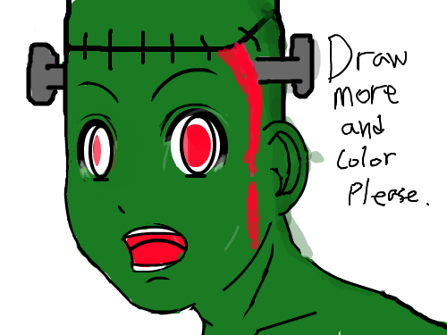 프랑캔슈타인 : 어흫으흫 스케치판 ,sketchpan