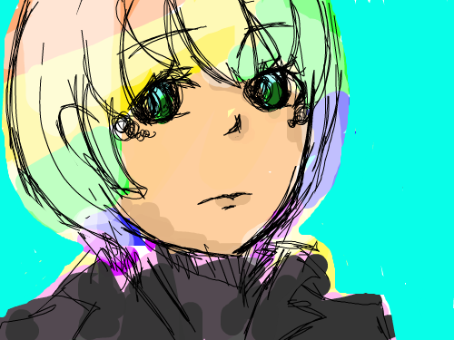 무지개별의 왕자 : 무지개에서 왔어여 스케치판 ,sketchpan