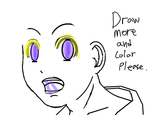 화장 : 입에도 화장 ㅋㅋ 스케치판 ,sketchpan