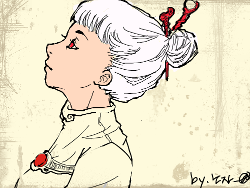 몽골인 : 몽고반점 스케치판 ,sketchpan