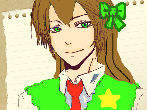 녹색 별교복 여고생 : 남자에서 여자로.. 스케치판 ,sketchpan